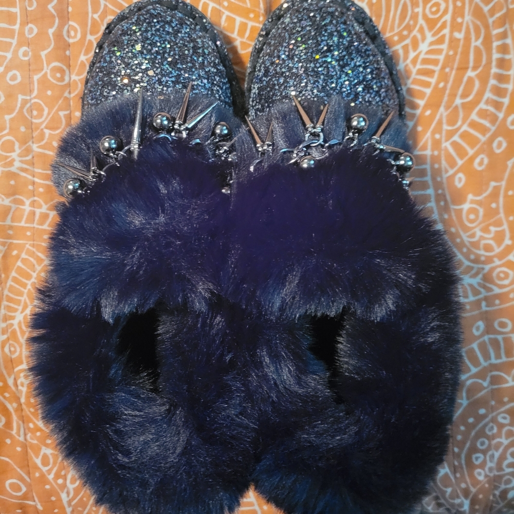 Spiked Fur Boots